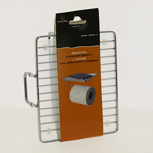 Держатель т/б с полкой д/тел., хромSWR-3003-1 000000000001181567