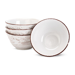 Набор столовой посуды 16 предметов (обеденная 26см-4шт/десертная 20см-4шт/салатник 15см -4шт/кружка 390мл-4шт) керамика 000000000001225838