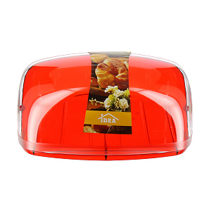 Большая хлебница Кристалл Idea, красный 000000000001129731