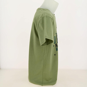 Футболка для мальчика DE'NASTIA трикотаж 146 (10-11лет) зеленый 100%Хлопок I000153 000000000001178269