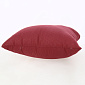 Подушка декоративная 40х40см MOONBERRY без канта бордовая наполнитель холлофайбер покрытие микрофибра