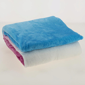 Плед LUCKY Градиент 200х220см 100%пэ голубой/розовый T040102 000000000001191101