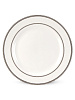 Тарелка обеденная 23см ANGELICA с серебром фарфор
