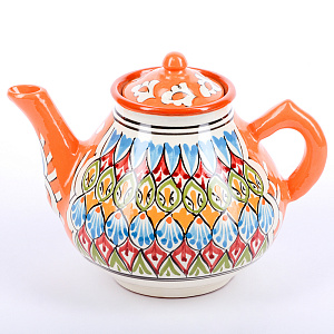 Чайник заварочный 2л ROSHIDON CERAMIK рисунок мехроб оранжевый керамика UZ042/UZ417 Чайник заварочный 2л ROSHIDON CERAMIK рисунок мехроб оранжевый керамика UZ042/UZ417 000000000001211852