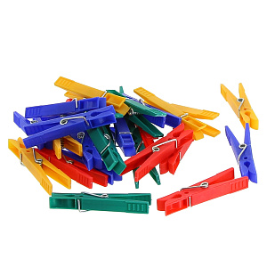 Прищепки д/б в телеск корзине 50шт 000000000001012221