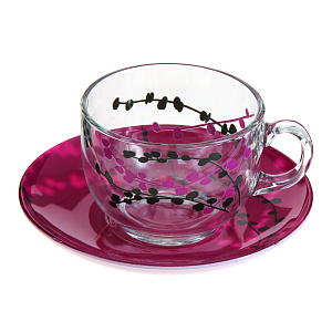 Чайный набор Kashima Fushia Luminarc, 220мл, 12 предметов 000000000001005514