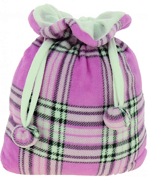 Плед 150х200см LUCKY Праздничный в мешке микс цветов 100% полиэстер 000000000001192151