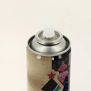 Синтетический серпантин Синий в спрее для новогоднего декорирования 5,2х17х5,2см 82801 000000000001201838