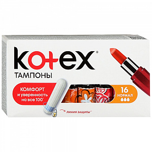 Котекс тампоны нормал 16шт 000000000001150233