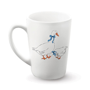 Кружка 350мл FARFORELLE Гуси стеклокерамика 000000000001214055
