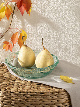 Ваза декоративная 21,5x21,5x6,5см DE'NASTIA Египет чаша S прозрачный стекло 000000000001225011