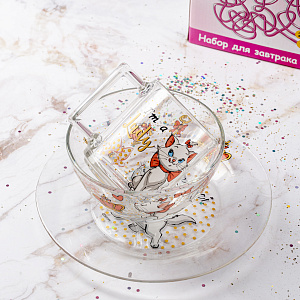 КОШКА МАРИ Набор для завтрака 3 предмета ОСЗ стекло 000000000001208270