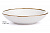 Тарелка суповая 20,7см 500мл LUCKY Точки металлическая кайма белый керамика 000000000001211232