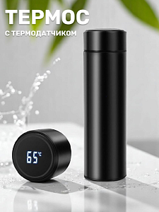 Термос 450мл термодатчик фильтр в ассортименте нержавеющая сталь 000000000001214067