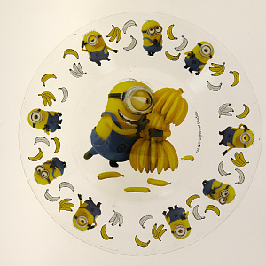 МИНЬОНЫ Тарелка десертная 19,6см ОСЗ Симпатия стекло 000000000001186723