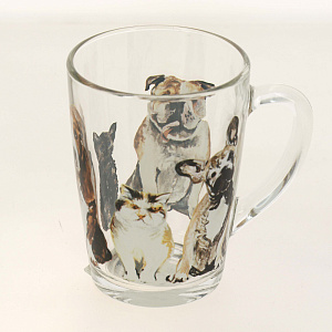 ОСЗ Кружка 300мл СОБАКИ И КОШКИ круговая деколь 07с1334 000000000001189611