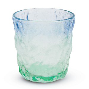 Стакан 280мл GARBO GLASS Лед для холодных напитков голубая-зеленая стекло 000000000001217334
