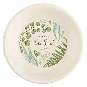 Тарелка глубокая 18,5см PHIBO PICNIC с декором бежевый пластик 000000000001222390