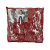 Жаккардовая подушка на стул Arloni, дизайн 2, красный, 40х40 см, хлопок 000000000001126537