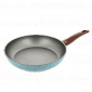 Сковорода 28см TVS Dada INDUCTION бакелитовая ручка голубой алюминий