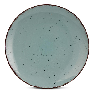 Набор столовой посуды 16 предметов кайма мятный керамика 000000000001223320