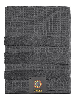 Полотенце 70x130см DE'NASTIA КРАФТ синий хлопок 100% 000000000001219509