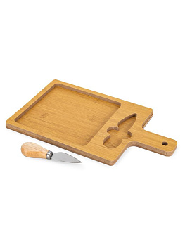 Доска сервировочная с ножом для сыра 33х19х1,3см МДФ/нержавеющая сталь Доска сервировочная с ножом для сыра 33х19х1,3см МДФ/нержавеющая сталь 000000000001227880