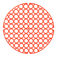 Эластичная круглая решётка для раковины York 000000000001140609