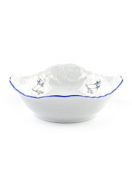 Салатник 14см CMIELOW Рококо Гуси прямоугольный фарфор 000000000001214865