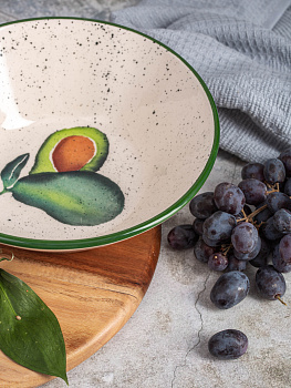 Салатник 19см CERA TALE Авокадо керамика глазурованная 000000000001210418