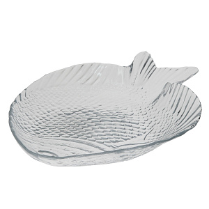 MARINE Тарелка-рыба 19,8х15,8см PASABAHCE стекло 000000000001000114