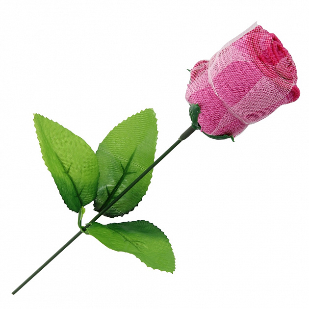 Полотенце Роза в тубе Софти, 20х20 см, хлопок 000000000001151790