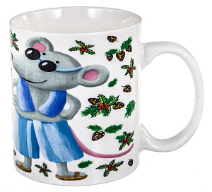 Кружка 350мл, NEW BONE CHINA,упаковка-гофрокороб, СЕКРЕТ УСПЕХА,170-08046 000000000001192703