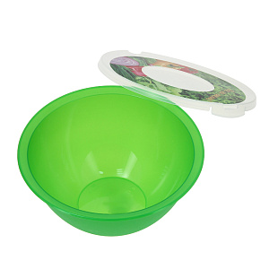 Миска с крышкой, 2л, пластик 000000000001151233