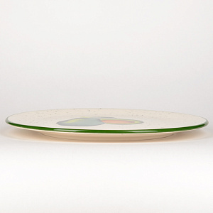 Тарелка обеденная 25см CERA TALE Авокадо керамика глазурованная 000000000001210414