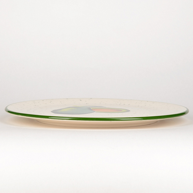 Тарелка обеденная 25см CERA TALE Авокадо керамика глазурованная 000000000001210414