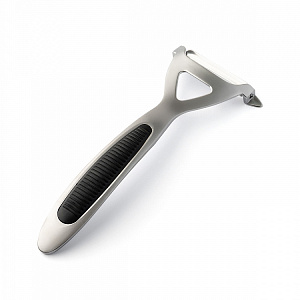 Овощечистка 17x6,5x2см DE'NASTIA матовое покрытие черный цинковый сплав/ТПР 000000000001223986