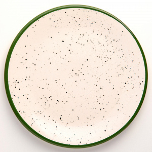 Тарелка десертная 19см CERA TALE Splash Green керамика глазурованная 000000000001210093