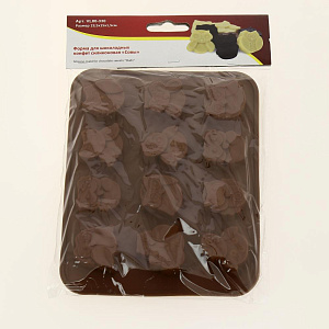 Форма для шоколадных конфет "Совы" VL80-330.Изготовлено из силикона. 000000000001190161