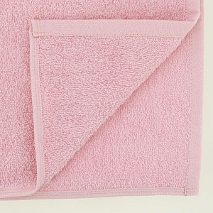 Полотенце махровое 70х140см АЛТЫН АСЫР гладкокрашеное плотность 400гр/м2 без бордюра розовое хлопок 000000000001206091