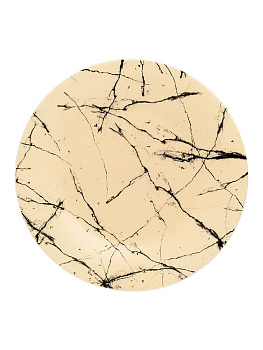 Тарелка десертная 20см LUCKY мрамор белый стеклокерамика 000000000001218960