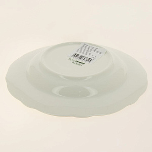 ILAY Тарелка суповая 23 см,  Отводка золото, костяной фарфор BNILY23CK520 000000000001189477