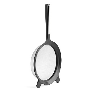 Сито большое D22см DE'NASTIA серое/черное пластик нержавеющая сталь 000000000001212516