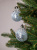 Набор новогодних шаров 3шт 8см Диско нежно-голубой пластик 000000000001208659