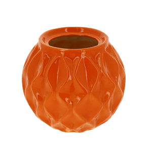 Ваза шарик №3 оранжевый 12 см ввр-24414 000000000001191985