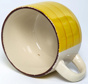 Бульонница 500мл ELRINGTON АЭРОГРАФ Медовый керамика 000000000001211177