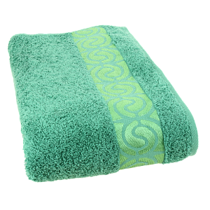 Полотенце 70х130см CLEANELLY BASIC Колоннэ махровое плотность 460гр/м зеленый 100% хлопок ПЦ3501-4538,16-5930 000000000001205527
