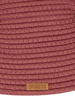 Салфетка сервировочная 30х40см DE'NASTIA Шнурок овал вишневый хлопок-50%/полиэстер-50% 000000000001209696