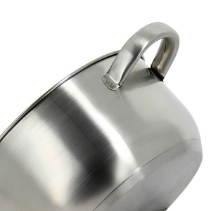 Кастрюля со стеклянной крышкой Алко, 2.4л 000000000001121323