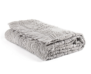 Полотенце махровое 70х130см LUCKY Пейсли светло-серый хлопок 100% 000000000001217023